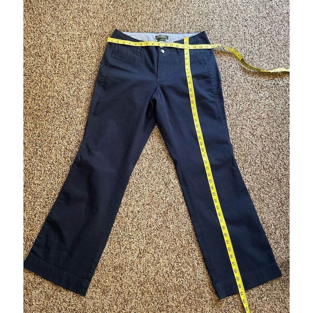Eddie Bauer Women's Navy Blue Stretch Straight Leg Pants - Size 8 - Picture 8 of 10
